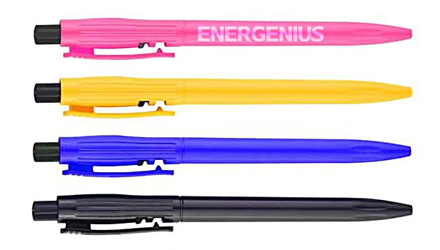 ballpoint pens, assorted colors