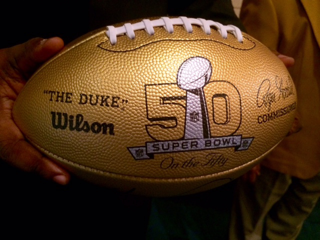 gold football