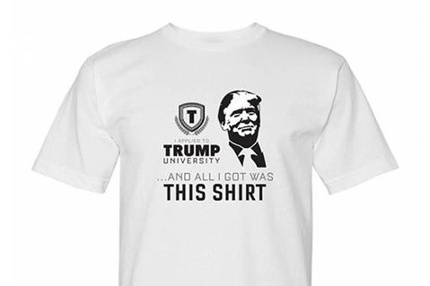 Ted Cruz Sells 'Trump University' T-shirts