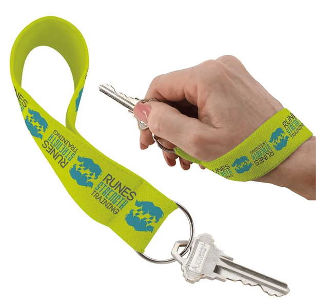 stretchy mini-wrist lanyard