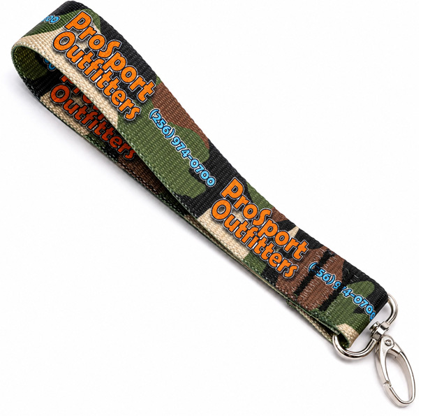 Dye-Sublimated Wristlet Keychain