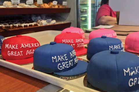 Donald Trump Hat Cake Causes Facebook Firestorm, Drives Sales