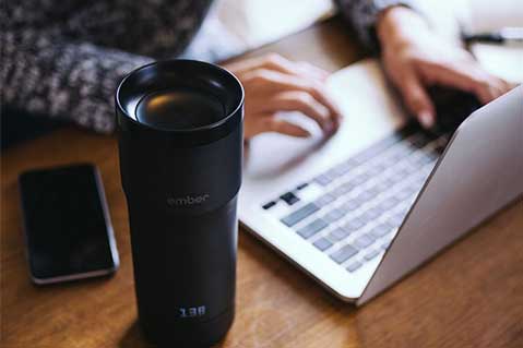 Consider Lukewarm Coffee Defeated With This Techy Tumbler