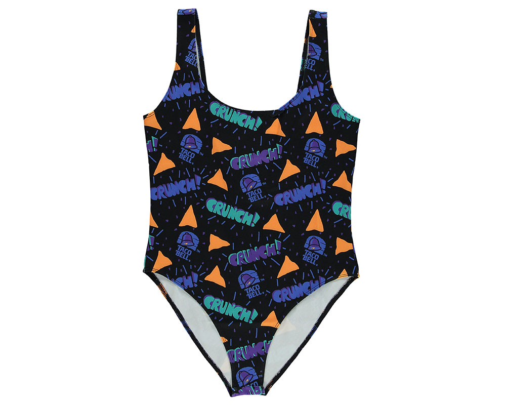 Taco Bell crunch bodysuit edit