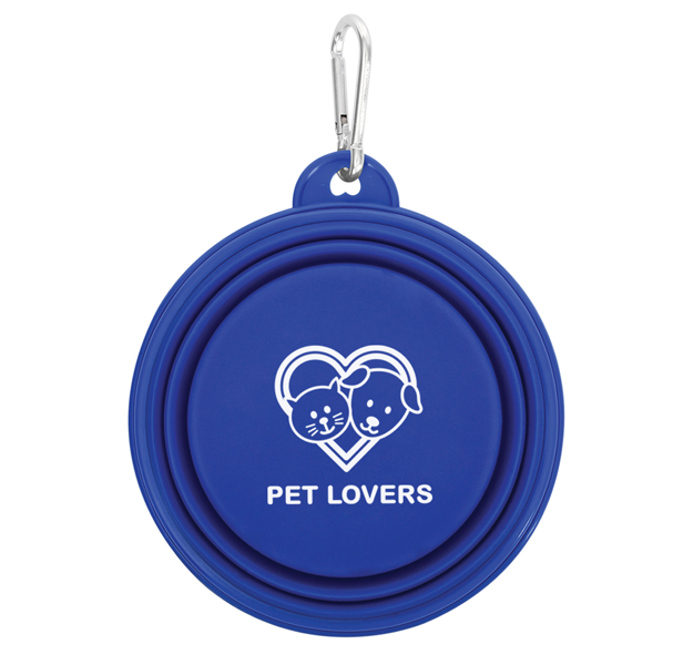 collapsible silicone pet bowl