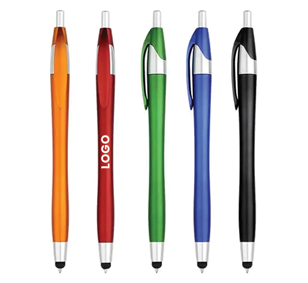 Metallic Stylus Pens, assorted colors