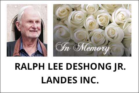 In Memoriam: Ralph DeShong, Landes