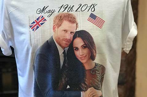 Royal Wedding ‘Merchspolsion’ Continues With Off-the-Wall Promotional Products