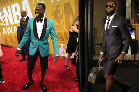 Fashion Forwards: 'Shorts Suit' Trend Adds Fuel to NBA Rivalry