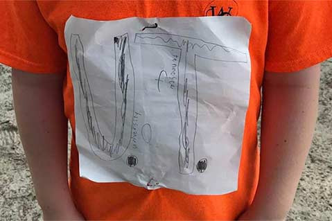 University of Tennessee Turns Bullied Boy’s Hand-Drawn Design Into Official T-Shirt