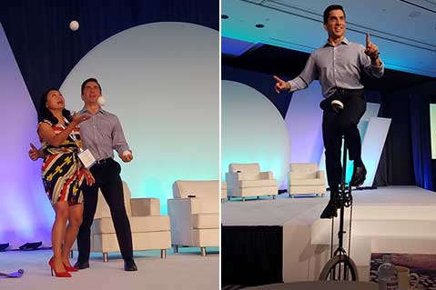 Thurmon Impresses Power Summit Attendees With Acrobatics, Messages