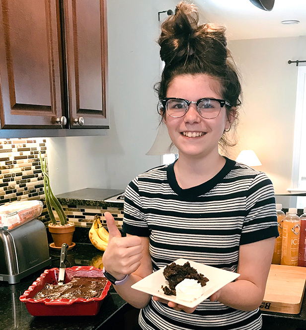 Jen with brownies