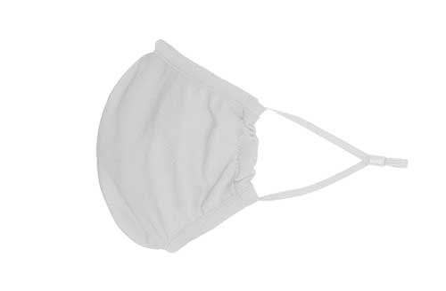 Two-layer washable, reusable mask