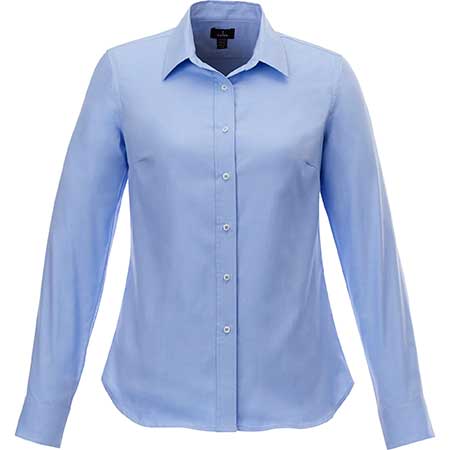 Wrinkle-resistant ladies’ oxford shirt