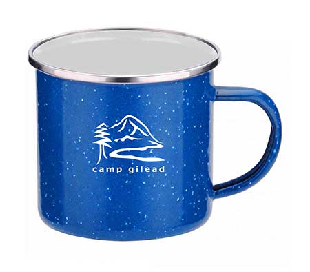 16-oz. iron and stainless-steel camping mug