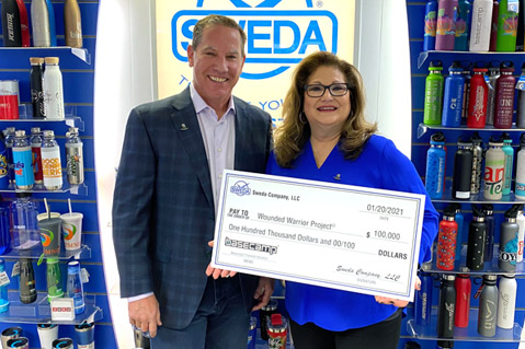 Sweda Donates $100K to Wounded Warrior Project