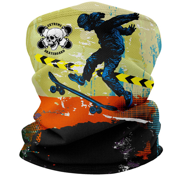 Sublimated neck gaiter