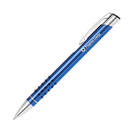 Click-action aluminum ballpoint pen