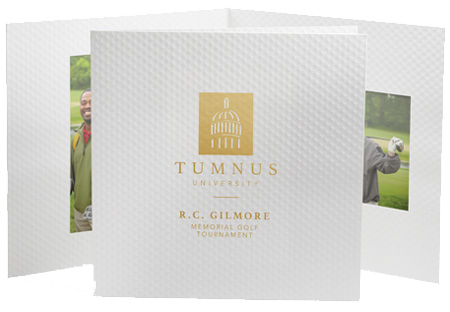 Golf-themed photo folder