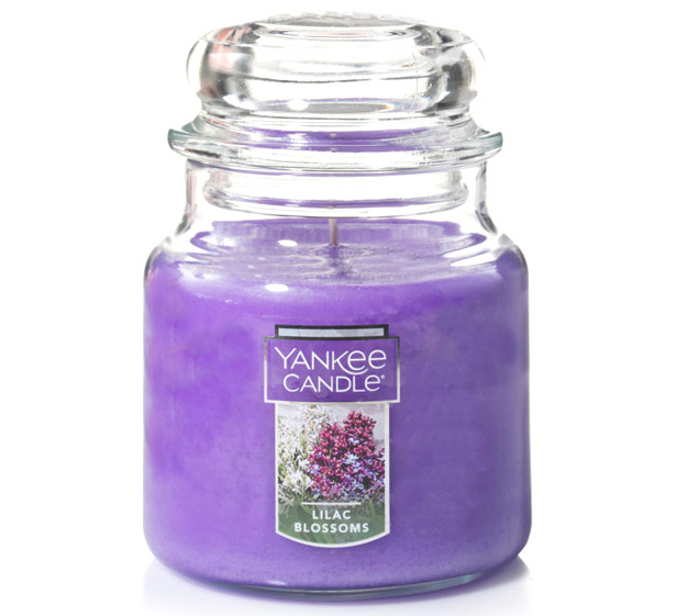 Purple lilac blossoms Yankee candle