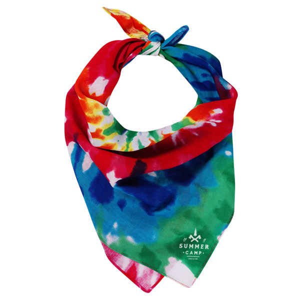 Tie-dyed bandanna