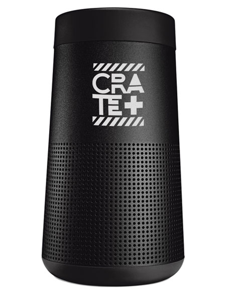 black bluetooth speaker