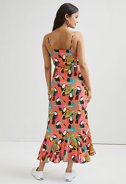 Toucan printed dress