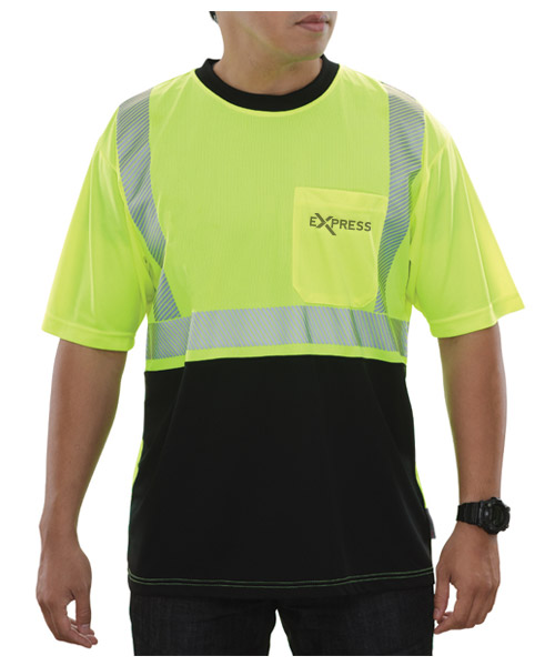 yellow safety vest