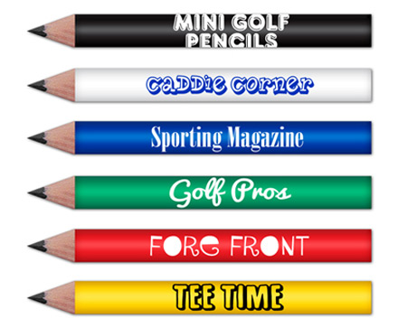 Golf pencils