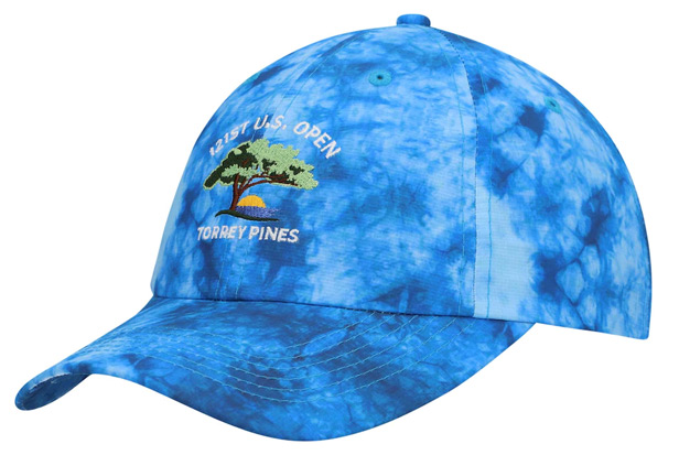 Tie-dye golf hat