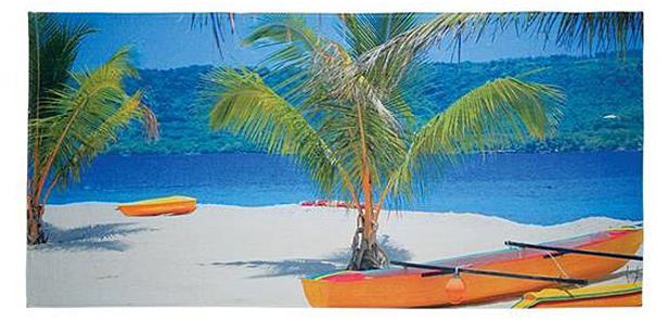 sublimated beach towel