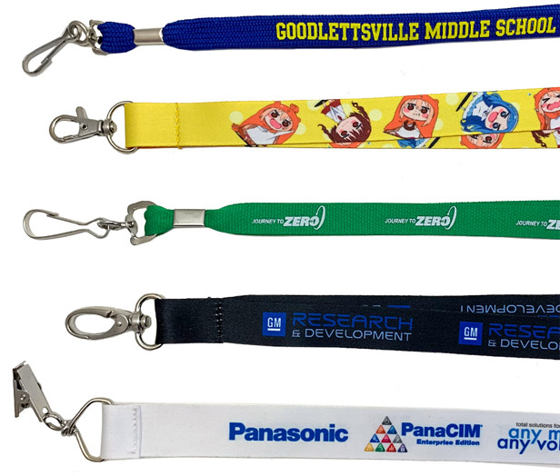 assorted lanyards