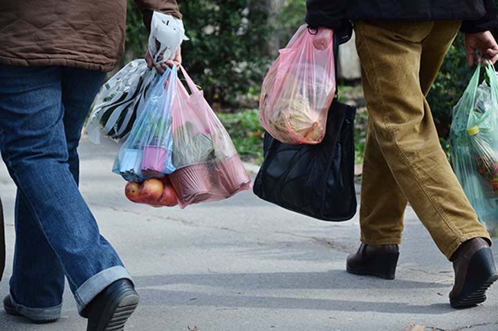 Single-use plastic bags