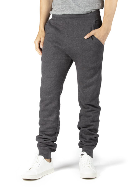 gray jogging pants