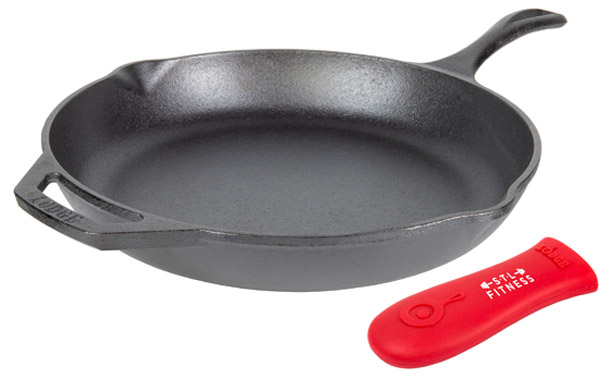 cast iron pan and handle holder