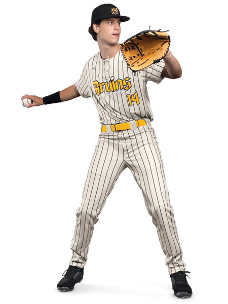 sublimated baseball uniform