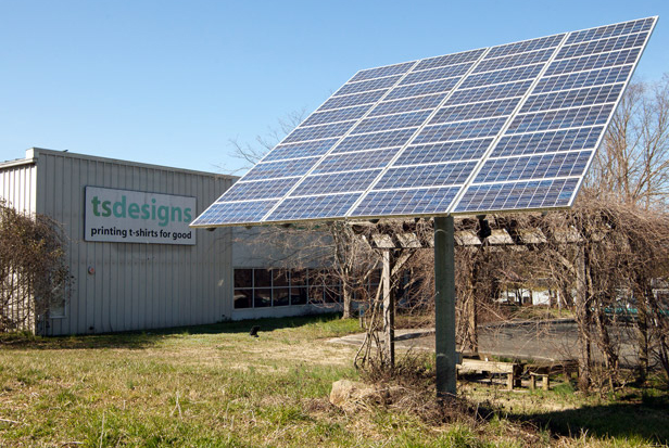 TSD warehouse and solar panel