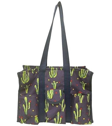 cactus-printed tote bag