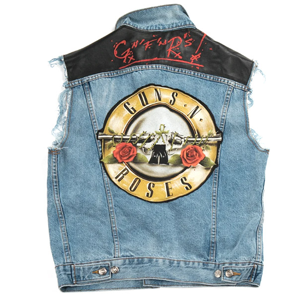 Guns & Roses denim vest