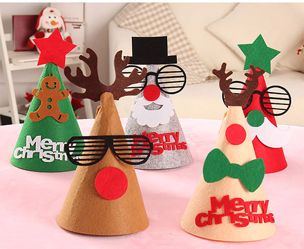felt Santa hats