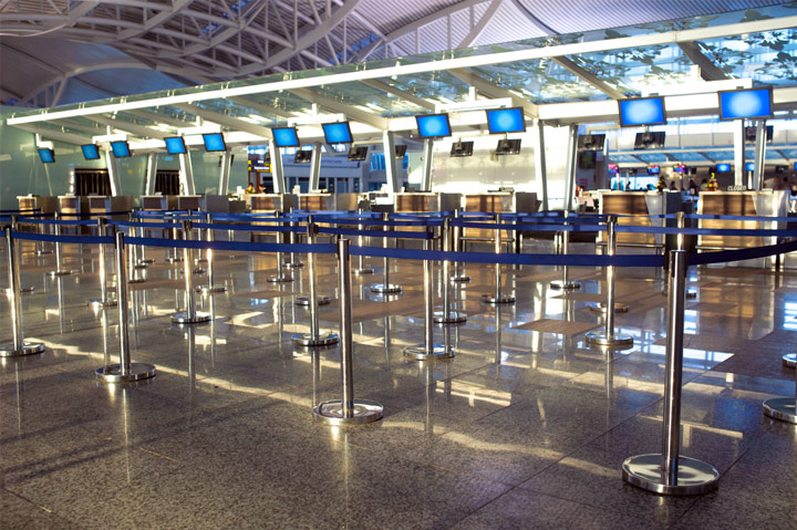 empty airport