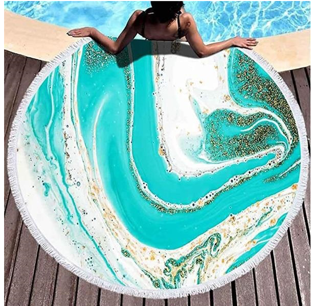 circular beach towel