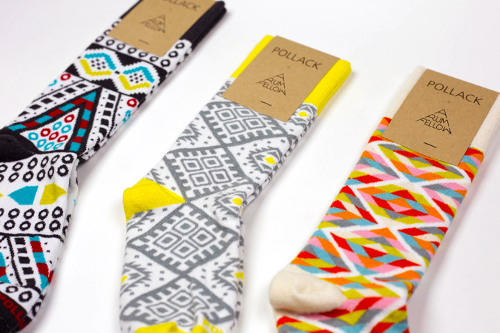 patterned crew socks