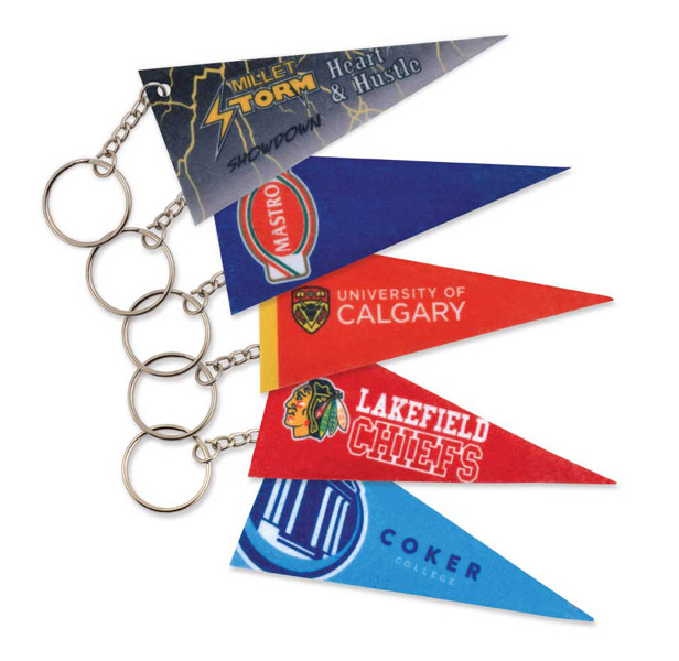 pennant keychains