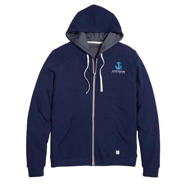 navy hoodie