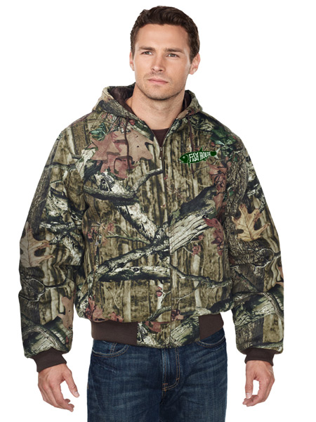 man wearing camo jacket