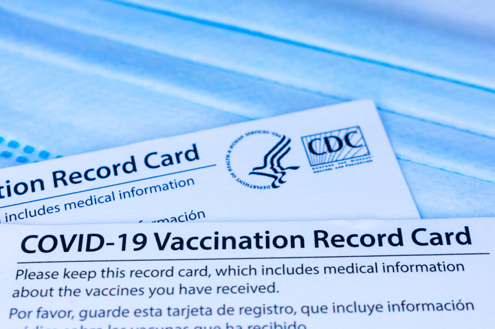 Covid-19 vaccine cards