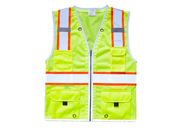 neon yellow safety vest