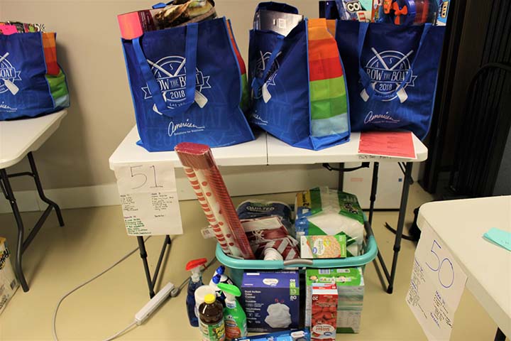 ASB spent $12,000 on essentials for local families in need as part of the yearly donation drive, including home products, toys and gift-wrapping supplies.