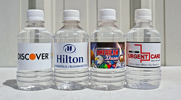 mini water bottles